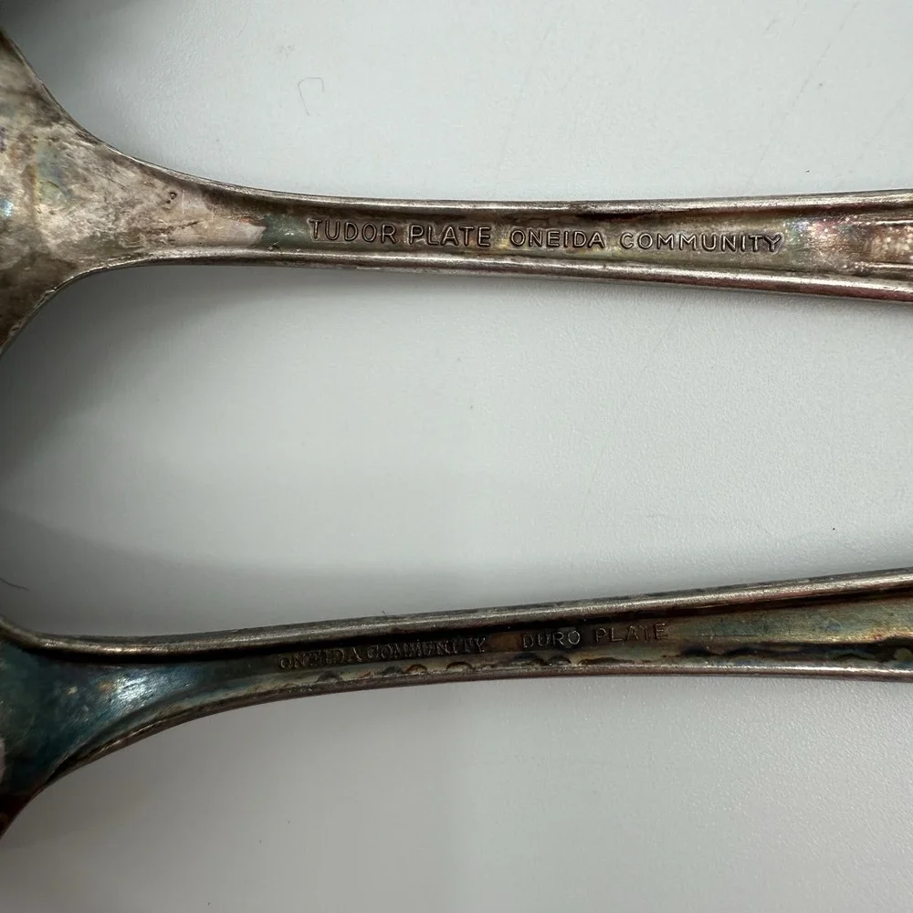 VINTAGE Reed & Barton Fairmont Hotel / Tudor Plate / Duro Plate Oneida Teaspoons